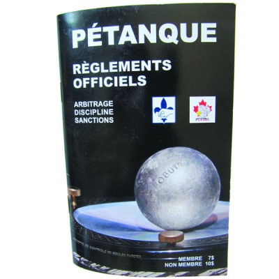 Rulebook for the petanque - French